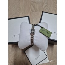 CUCCI G-프레임 다이아몬드 블랙 메탈 여성시계